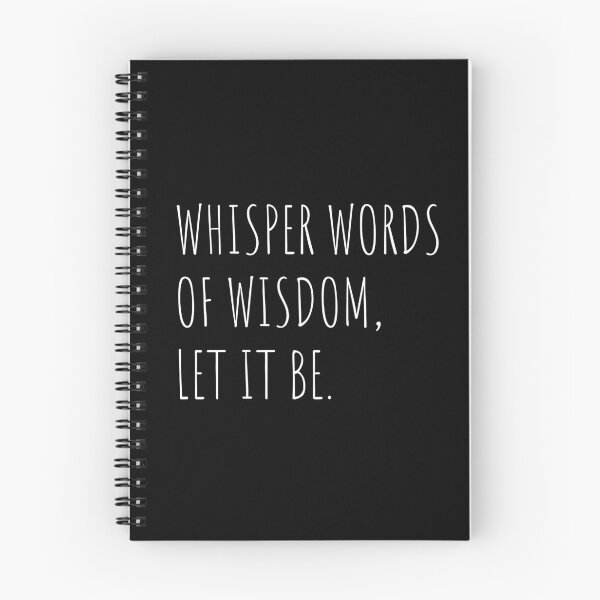 Item preview, Music Band Quotes As Whisper Words Of Wisdom, Let It Be For Music Players designed and sold by Funwithmusic.