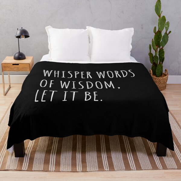 Item preview, Music Band Quotes As Whisper Words Of Wisdom, Let It Be For Music Players designed and sold by Funwithmusic.