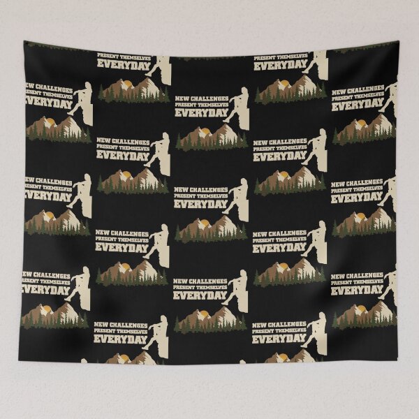 Item preview, Rock Climber Trail Hiker New Challenges Everyday designed and sold by CharJens.