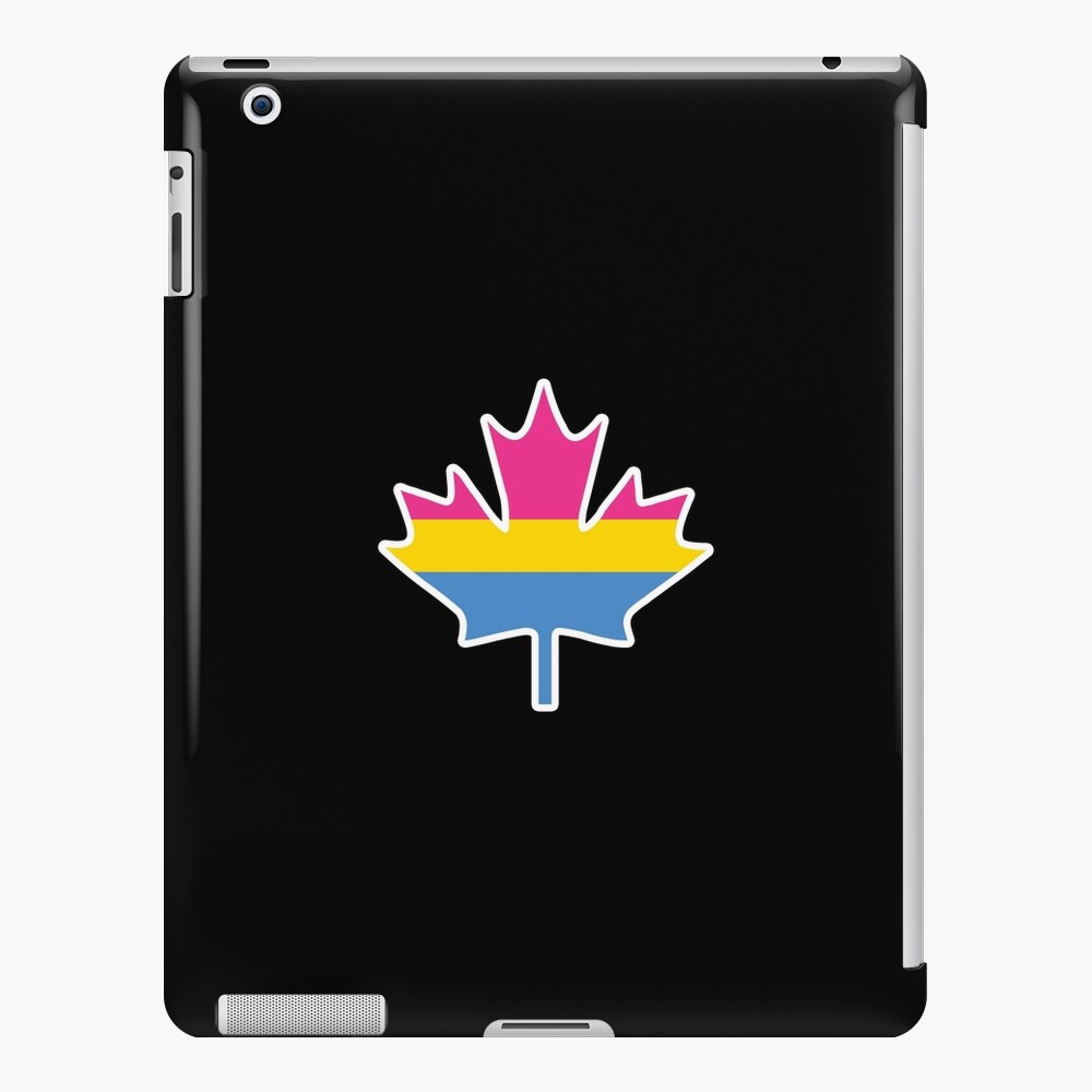 Pansexual Lgbt Lgbtqia Pride Month Canada Canadian Flag Rainbow Flag Ipad Case And Skin For