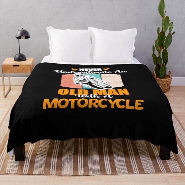 Item preview, never underestimate an old man with a motorcycle designed and sold by yssnyd.