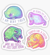 Frosch-Freunde-kleines Aufkleberpaket! Sticker