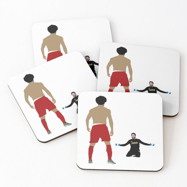 Item preview, Mo Salah and Alisson Becker Liverpool FC designed and sold by BeKindandMark.