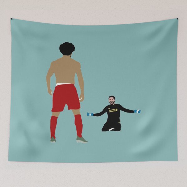 Item preview, Mo Salah and Alisson Becker Liverpool FC designed and sold by BeKindandMark.