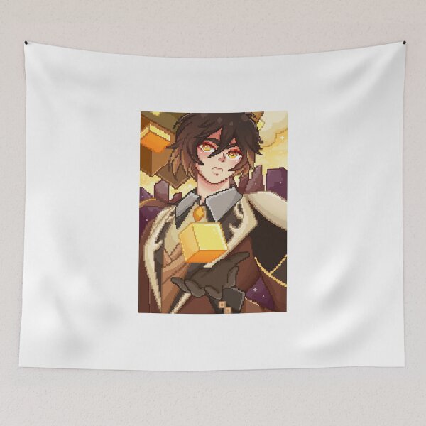 Item preview, Zhongli pixel art  designed and sold by Toyger-Lilly.