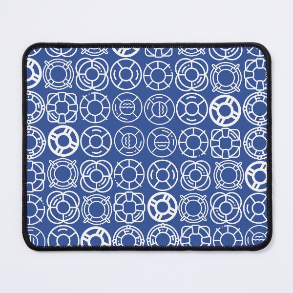 Item preview, Hello Boat and Beach lovers! Blue adorable life preserver pattern is perfect for the boater in your life. For home decor and wearables.Beach comers and sea lovers.  designed and sold by tranquilbeach.