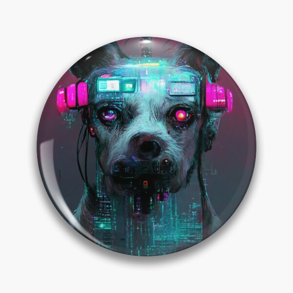 Item preview, Xavion Neonblast - The Cyber  Pup designed and sold by thelofidragon.