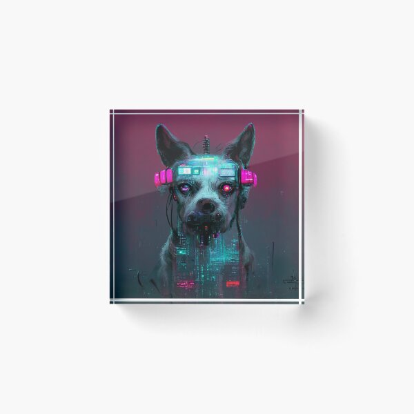 Item preview, Xavion Neonblast - The Cyber  Pup designed and sold by thelofidragon.