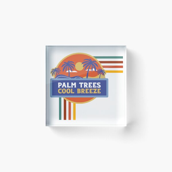 Item preview, Palm Trees Cool Breeze designed and sold by TotallyRetroArt.