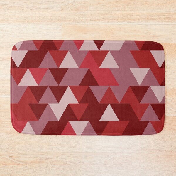Item preview, red triangles geometric pattern designed and sold by Clothingspot.