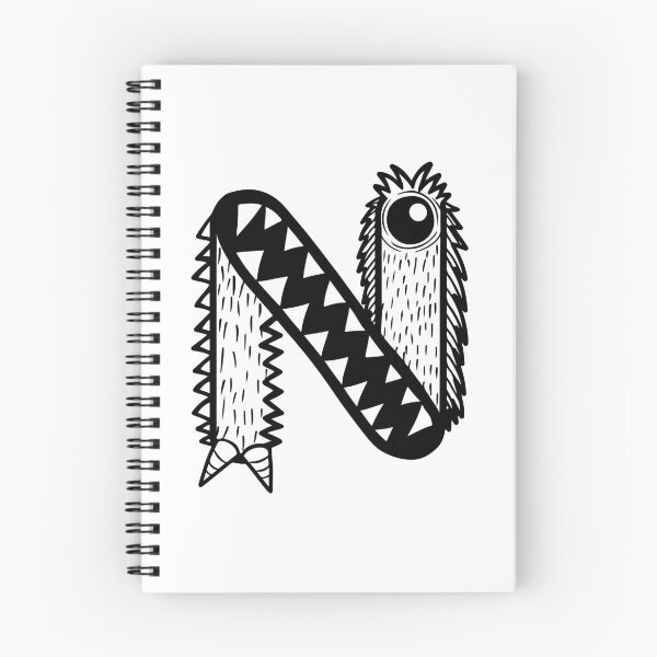 Item preview, N Monster Alphabet  designed and sold by MINTWOW.
