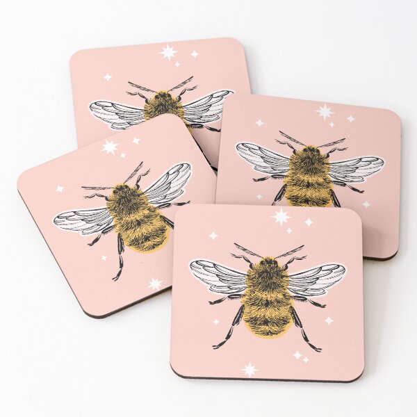 Item preview, Starry Pink Bee designed and sold by aimeemacillo.