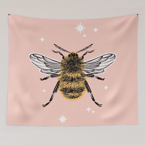 Item preview, Starry Pink Bee designed and sold by aimeemacillo.