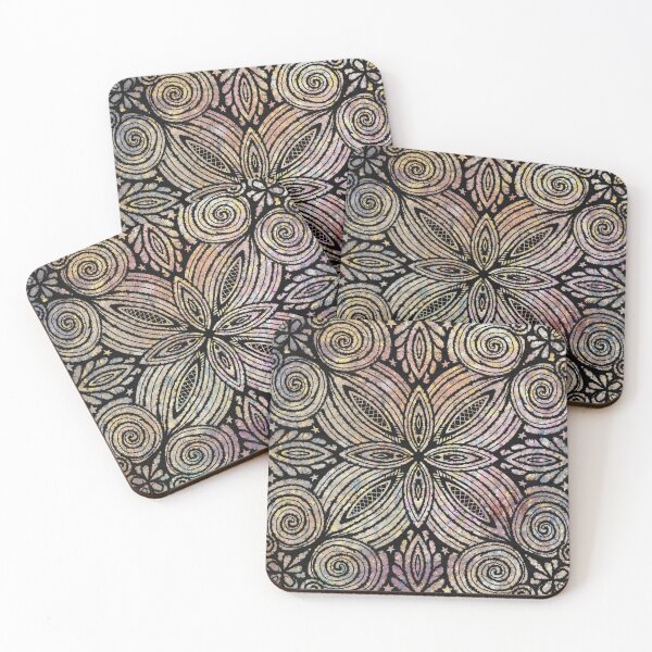 Item preview, Modern Baroque Stars Black Line Art designed and sold by Kristi Duggins.