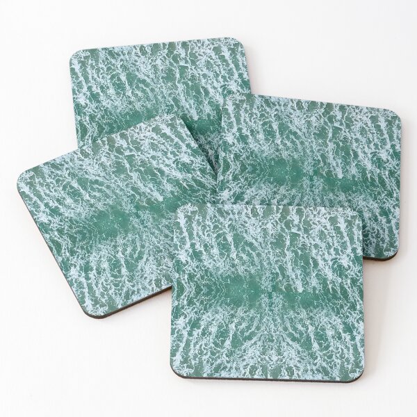 Item preview, Ocean Beach Green Cute Summer Pattern Classic Graphic Design Fashion Throw Blanket designed and sold by CoolMolo.