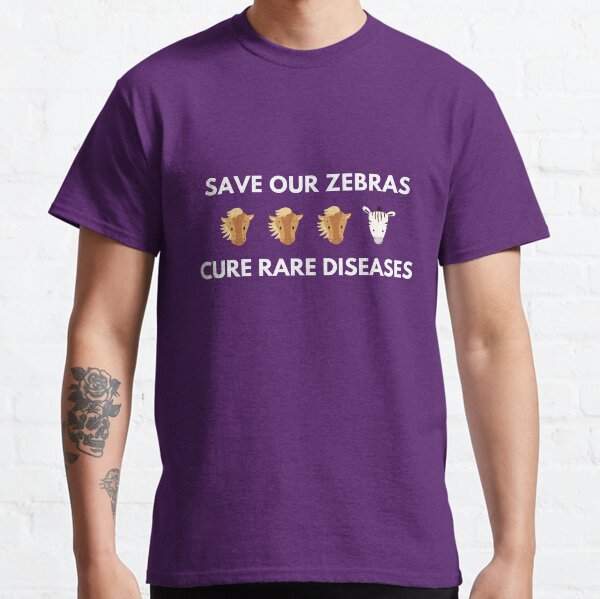 Save Our Zebras - Cure Rare Diseases Classic T-Shirt
