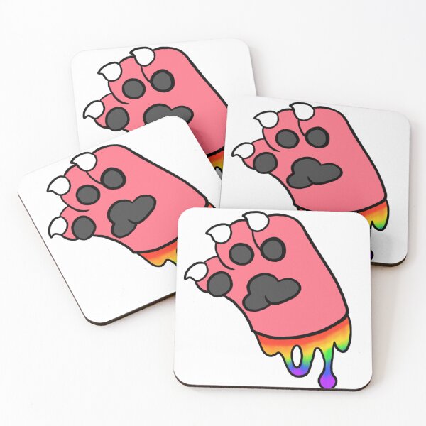 Item preview, Red Paw With Rainbow Goo designed and sold by DolmanceWorks.