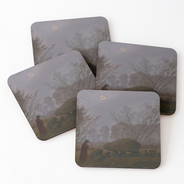 Item preview, A Walk at Dusk | Caspar David Friedrich | 1835 Romanticism Art designed and sold by CJET.