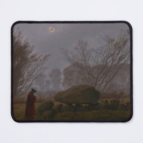 Item preview, A Walk at Dusk | Caspar David Friedrich | 1835 Romanticism Art designed and sold by CJET.