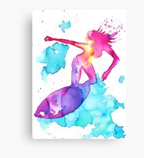 Surfer Girl Canvas Print