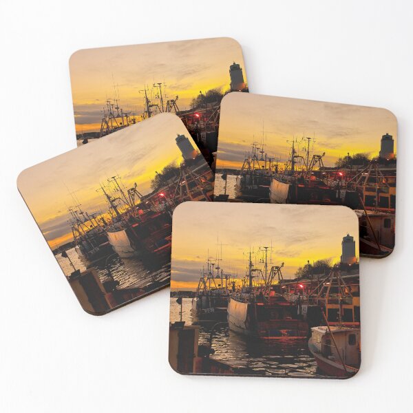 Item preview, Sunset at North Shields Fish Quay designed and sold by Violaman.