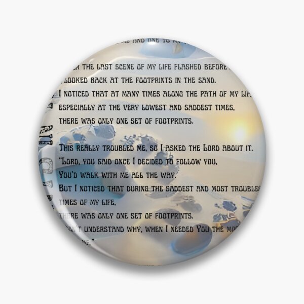 Item preview, Footprints in the Sand designed and sold by ChartGifts.
