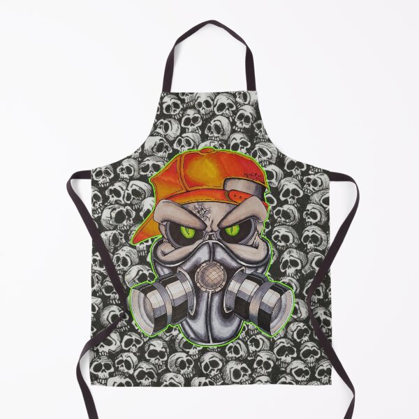 Item preview, Graffiti Style Gas Mask Skull Character designed and sold by Mash75art.