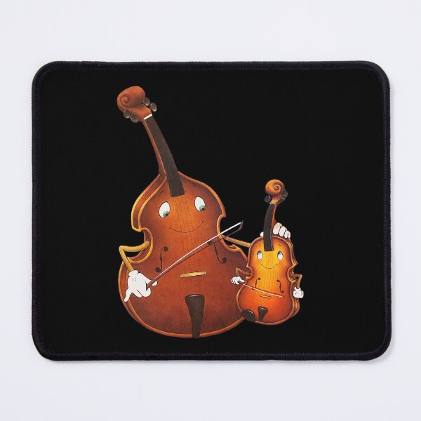 Item preview, Vintage Violin, Cello, Student and Teacher Anthropomorphic Illustration designed and sold by ComicKitsch.
