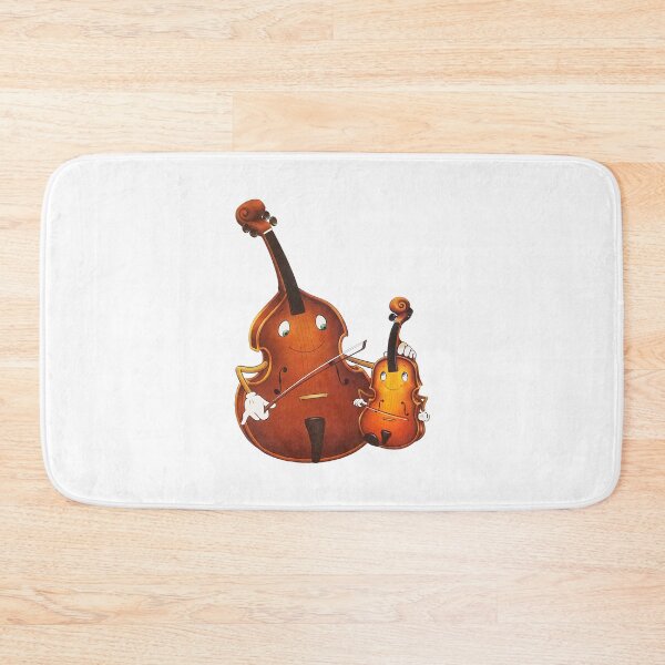 Item preview, Vintage Violin, Cello, Student and Teacher Anthropomorphic Illustration designed and sold by ComicKitsch.