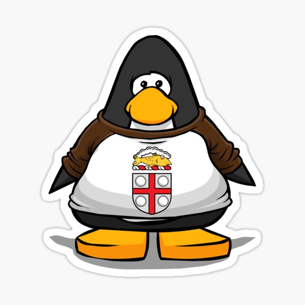 Aesthetic kawaii meme club Penguin sticker y2k