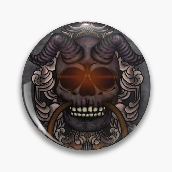 Item preview, Evil skull door knocker  designed and sold by Artisticanomaly.