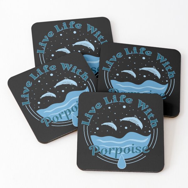 Item preview, Funny Positive Affirmation Live Life with Porpoise designed and sold by CharJens.