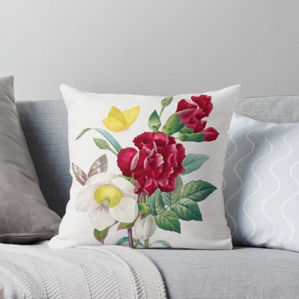 Item preview, Hellebore and Oeillet by Pierre-Joseph Redouté (1759–1840).  designed and sold by UnicornFlamingo.