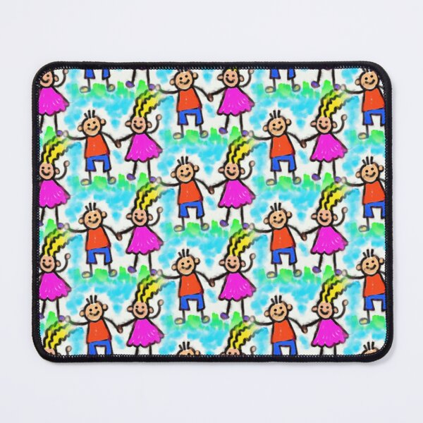 Item preview, Happy Waving Girls and Boys designed and sold by Aurorapod.