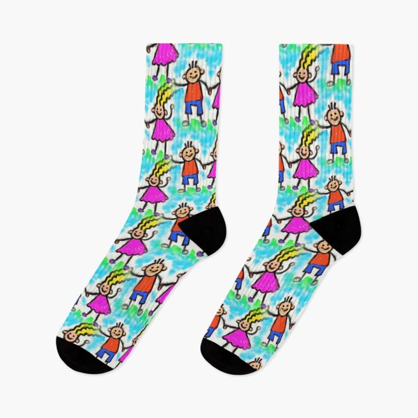 Item preview, Happy Waving Girls and Boys designed and sold by Aurorapod.