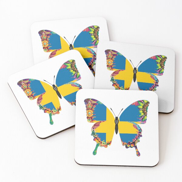 Item preview, Swedish Flag Butterfly designed and sold by pretty4u.