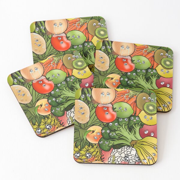 Item preview, Produce Characters Print designed and sold by DreamFruit11.