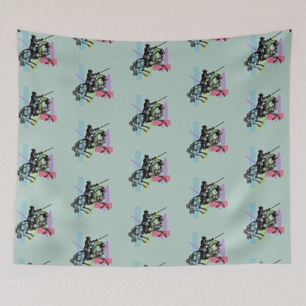 Item preview, Knight abstract design  designed and sold by lobodelnoir.