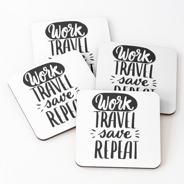 Item preview, work travel save repeat_best selling t shirts_top selling t shirts_trending t shirts designed and sold by designsmaster99.