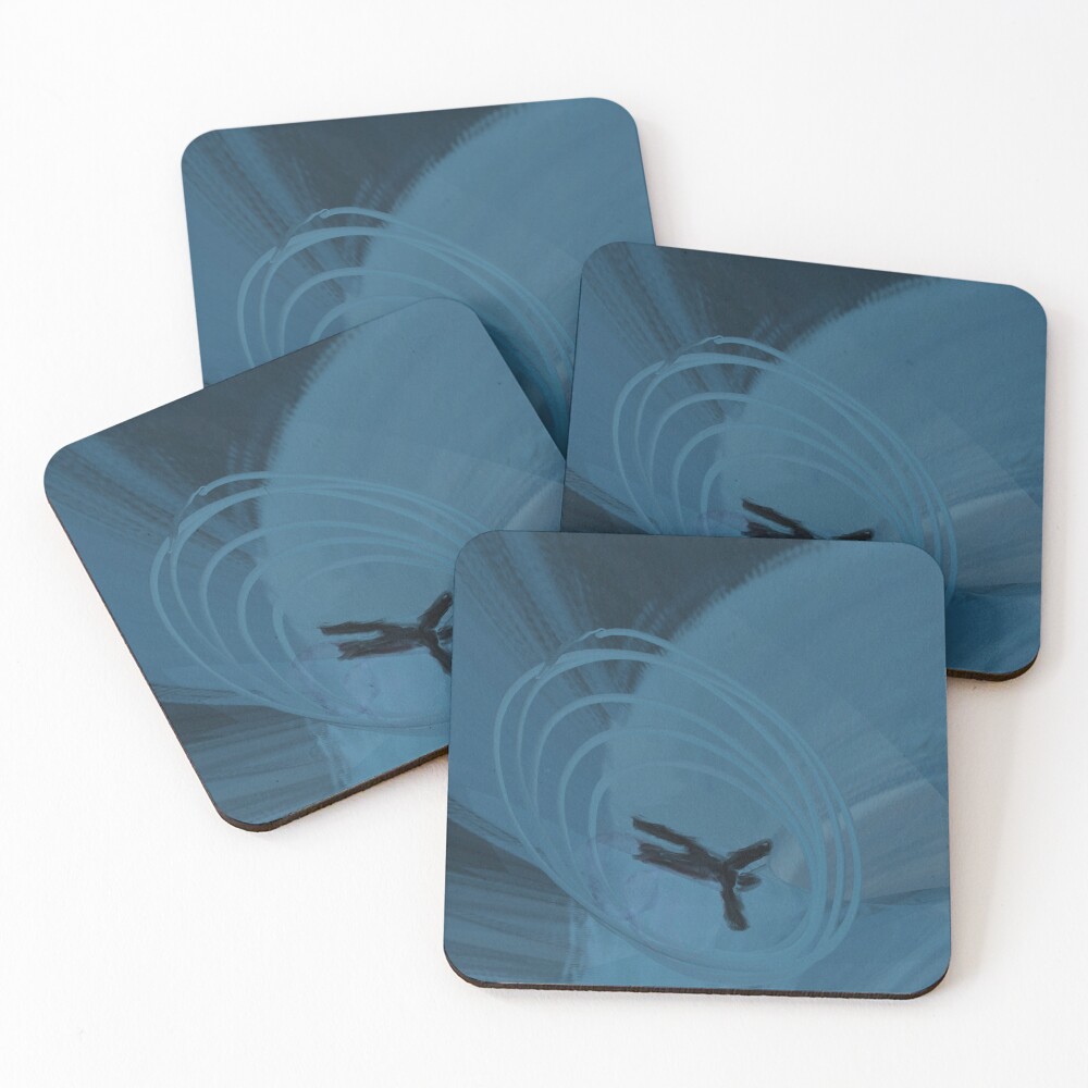 Item preview, Coasters (Set of 4) designed and sold by headtrackerart.