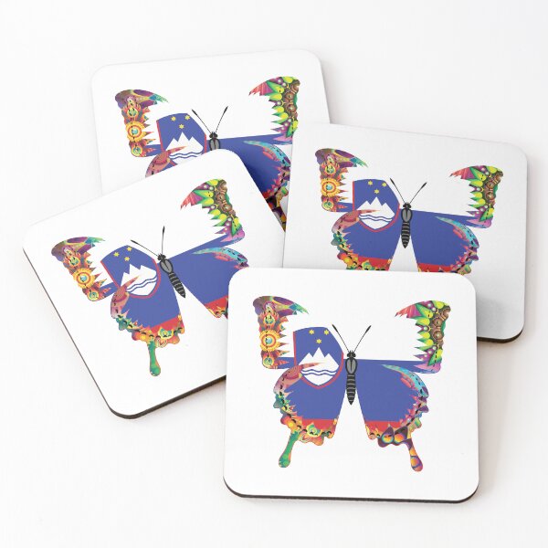 Item preview, Slovenia Flag Butterfly designed and sold by pretty4u.