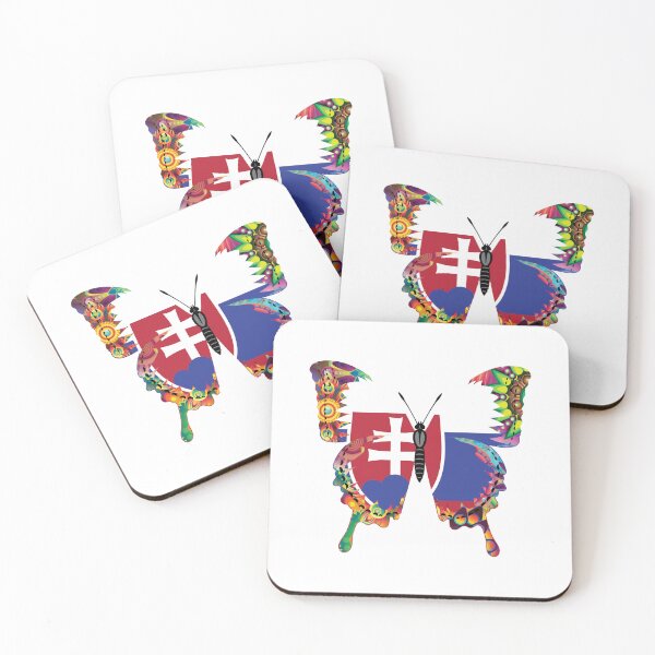 Item preview, Slovakian Flag Butterfly - Slovakia Flag designed and sold by pretty4u.