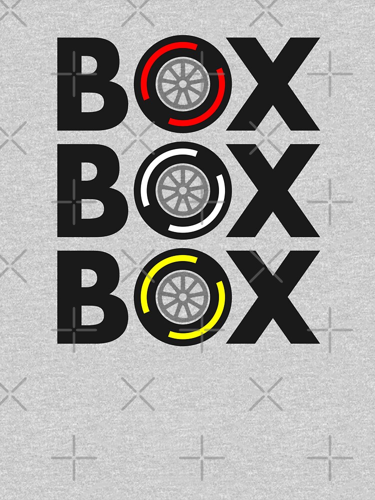 "Box Box Box" F1 Tyre Compound Design by davidspeed