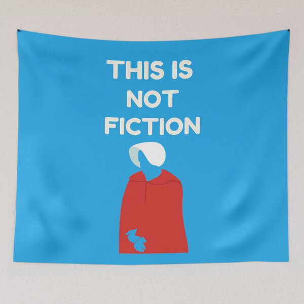 Item preview, This is not fiction | Abortion rights | roe v wade overturned  designed and sold by Giovanni's  Brown Quotes.