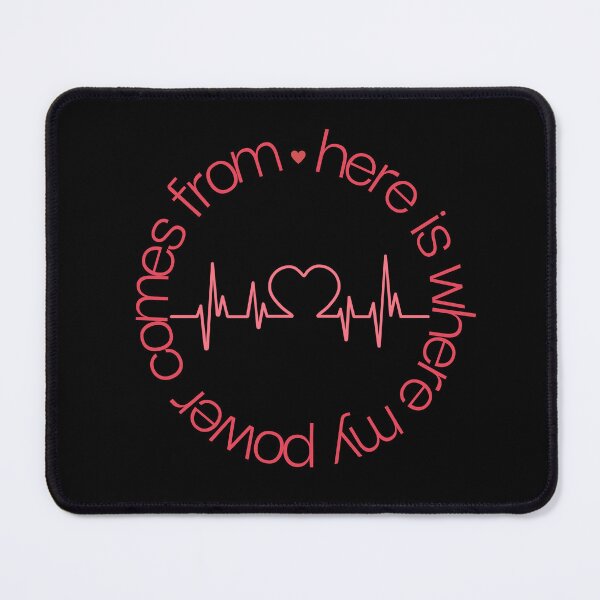 Item preview, EKG Power Heart Mug designed and sold by MagicWolfStar.