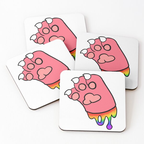 Item preview, Red Paw With Rainbow Goo designed and sold by DolmanceWorks.