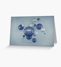 Flying Bubbles Greeting Card