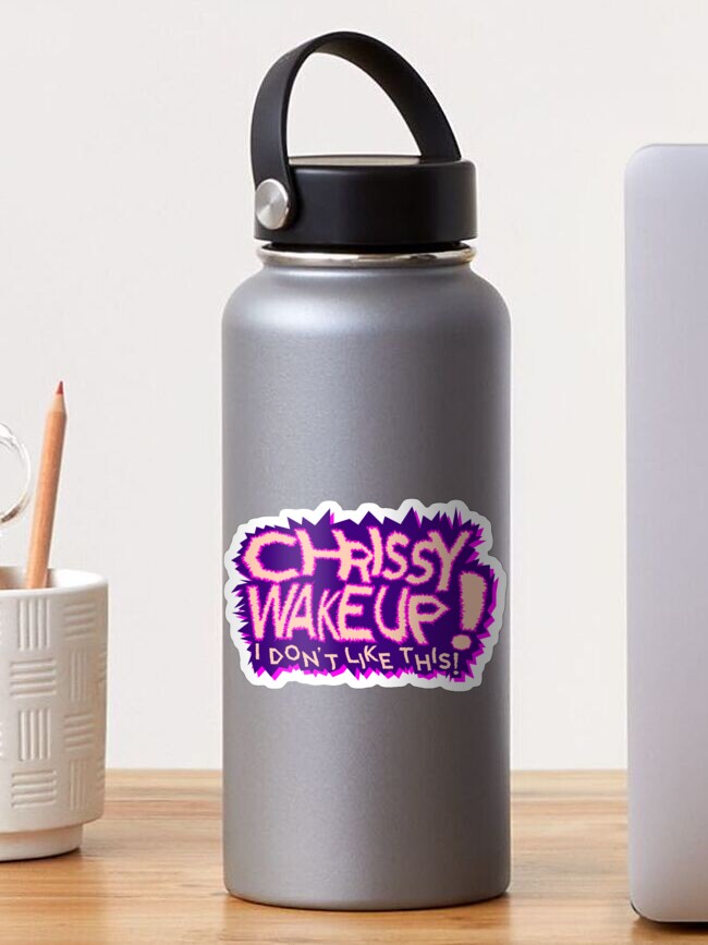 Thumbnail 1 of 3, Sticker, Chrissy Wake Up! designed and sold by TheConcertKid.