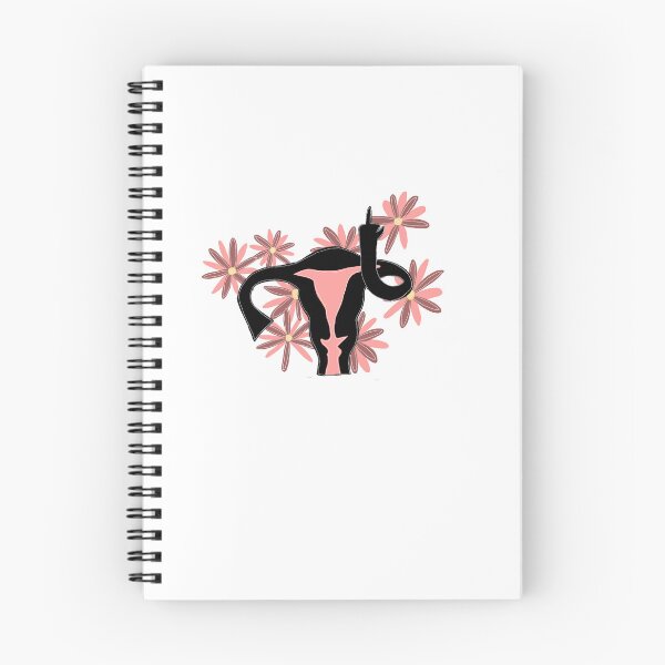 Item preview, Floral uterus, pro choice, feminist illustration designed and sold by BlueBoarCrafts.