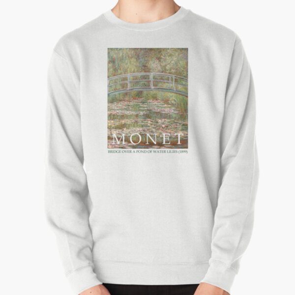 Item preview, Monet Impressionist Painting Bridge Over Pond of Water Lillies | Floral Relaxing Exhibition Art designed and sold by anthologies.